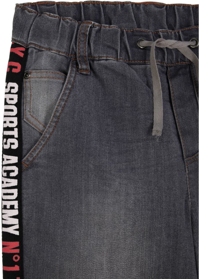 Jungen Sweat-Jeans mit Tape, Slim Fit