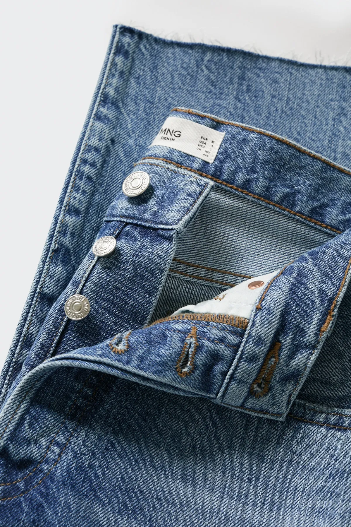 MANGO  Blaue Damenjeans 27030767