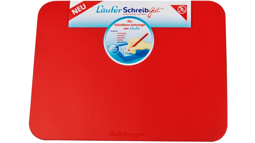 Läufer Schreibtischunterlage  SchreibGut 46x34cm rot