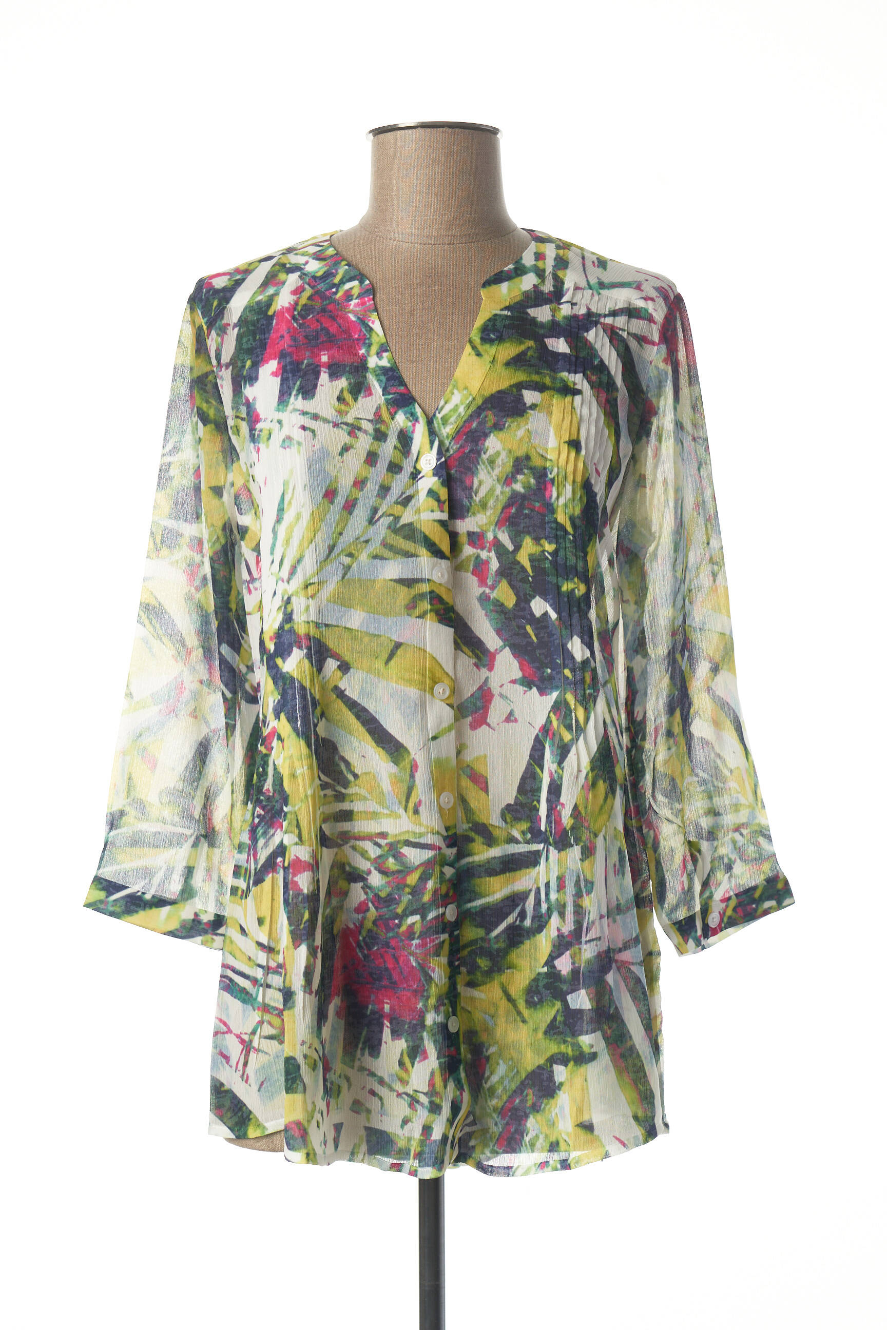 Julie Guerlande Tuniquemanchelongue Femme couleur vert