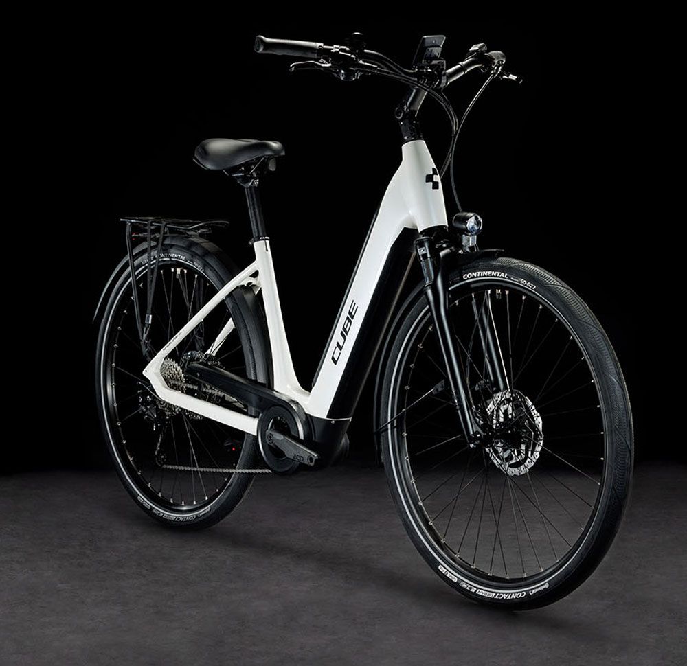 Cube Supreme Sport Hybrid ONE 500 Easy Entry white´n´black kaufen | Bike-Discount