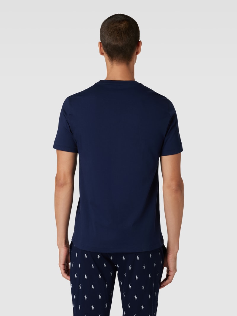 Sweatanzug mit Label-Details in marineblau