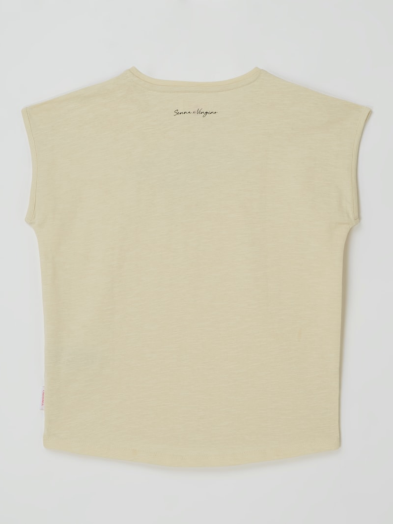 Shirt aus Slub Jersey Modell 'Hillie' in ecru