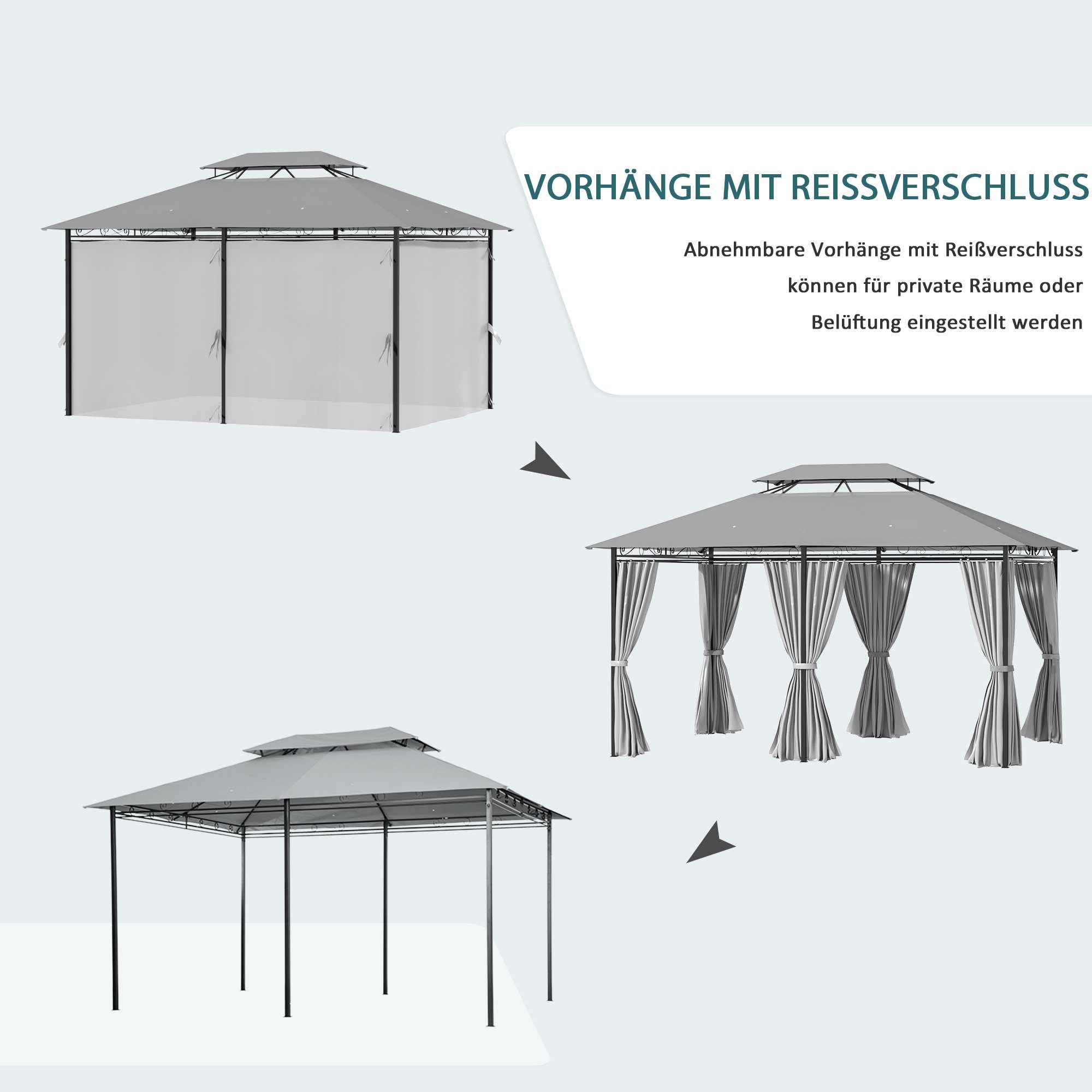 Outsunny Pavillon Pavillon