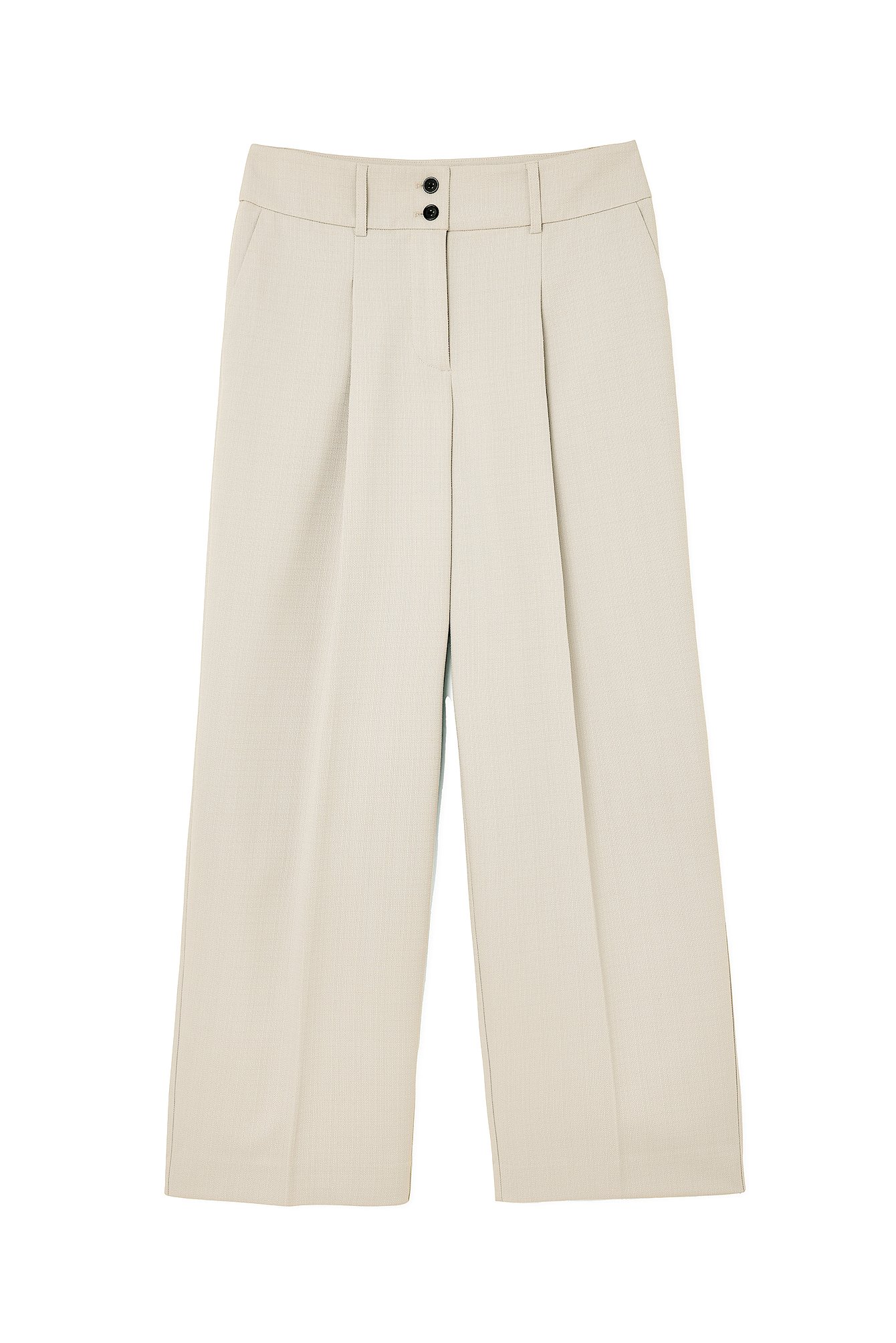 Weite Hose mit mittelhoher Taille