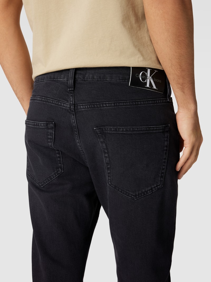 Loose Fit Jeans im 5-Pocket-Design Modell 'DAD JEAN' in schwarz