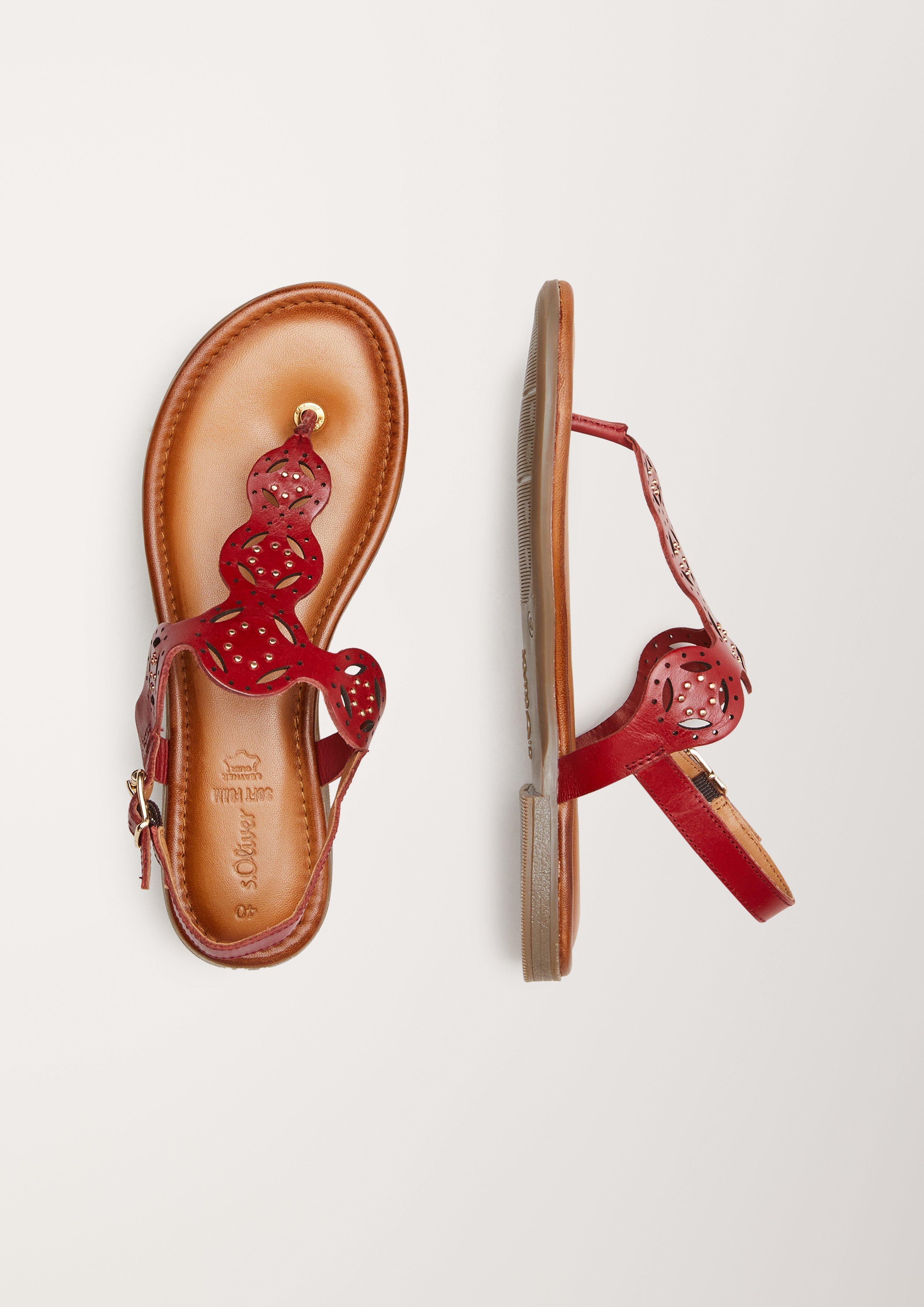 Sandalen aus Leder  6005763-653