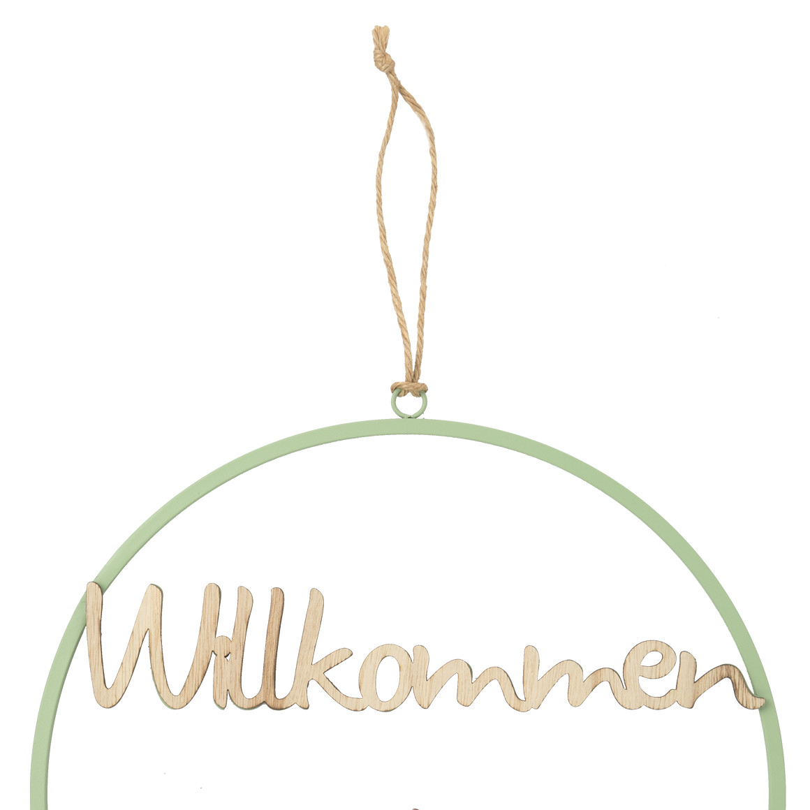 Deko-Hänger Willkommen mit Blumen