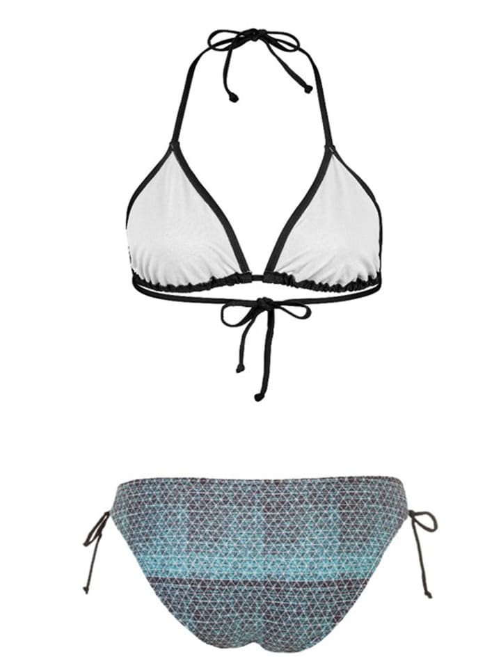 BECO the world of aquasports Bikinii BEactive Side Tie Triangle Bikini in türkis-schwarz günstig kaufen