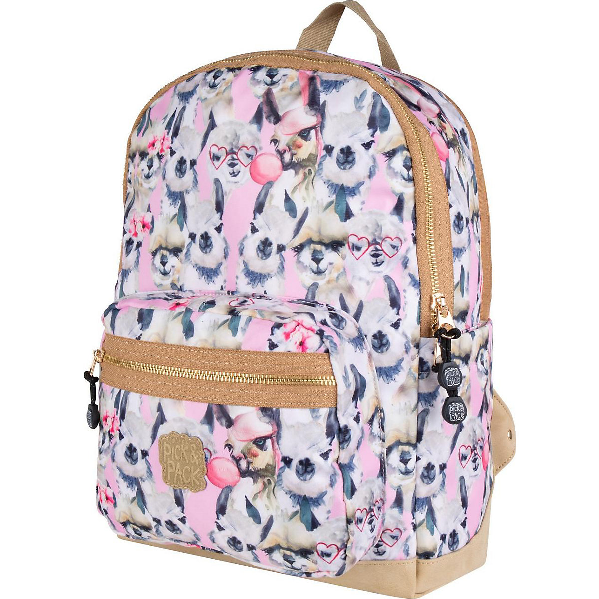 Freizeitrucksack M Alpaca pink