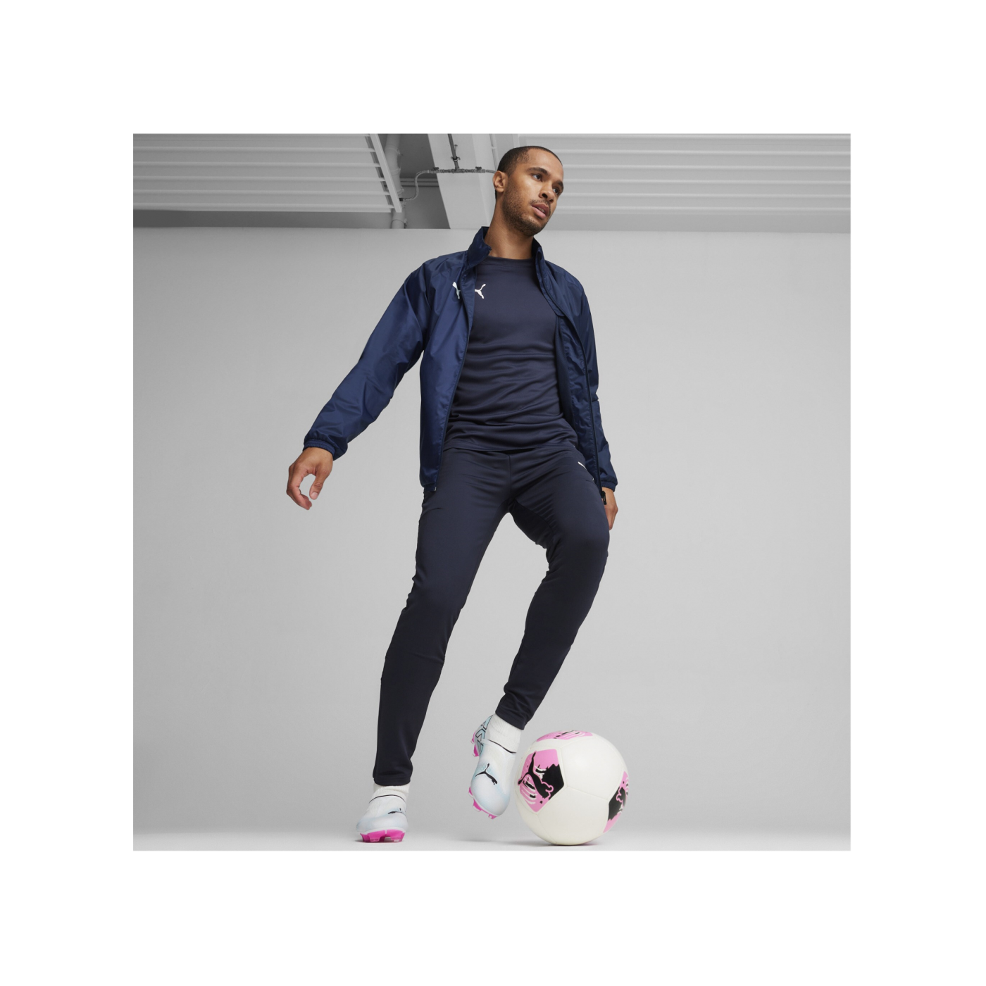 PUMA teamGOAL Allwetterjacke Blau Weiss F06