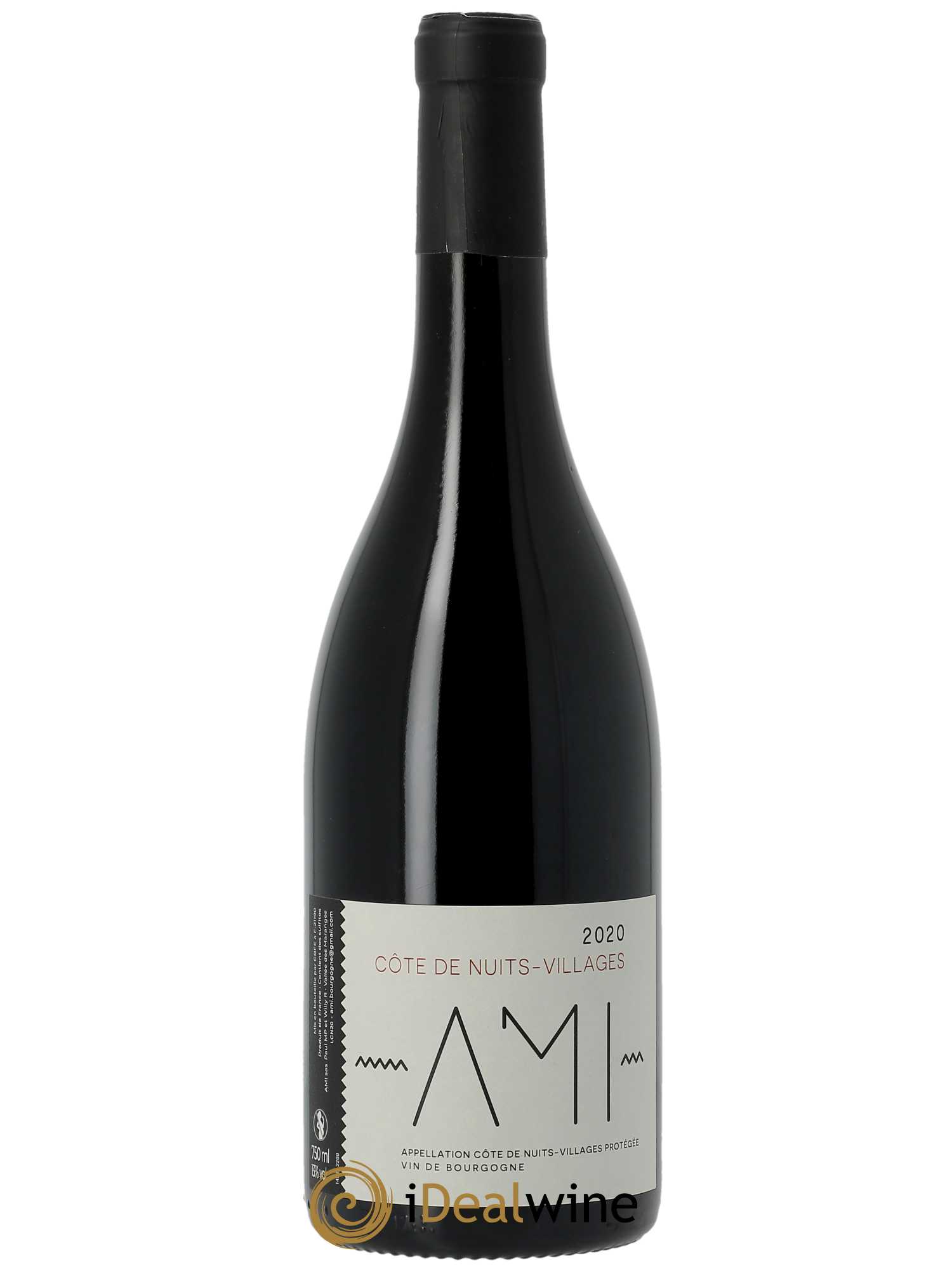Côte de Nuits-Villages AMI (Willy Roulendes et Paul Perarnau)  2020 - Lot de 1 Bouteille