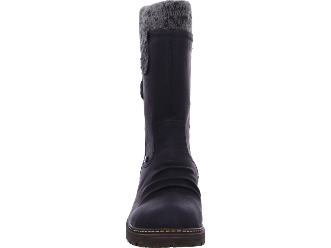 RIEKER Schnür-Stiefeletten schwarz