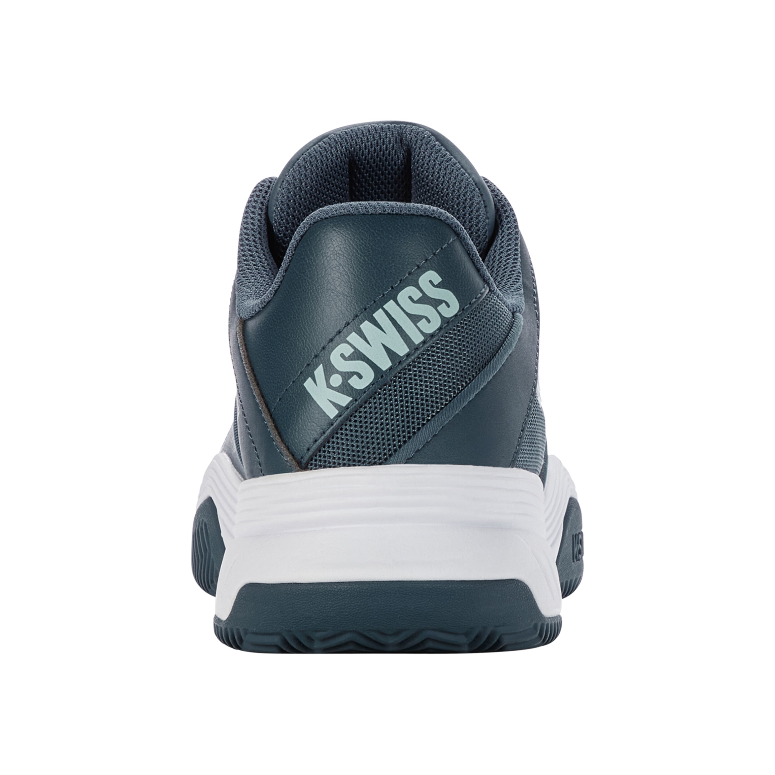 Court Express Sandplatzschuh Herren - Petrol, Weiß
