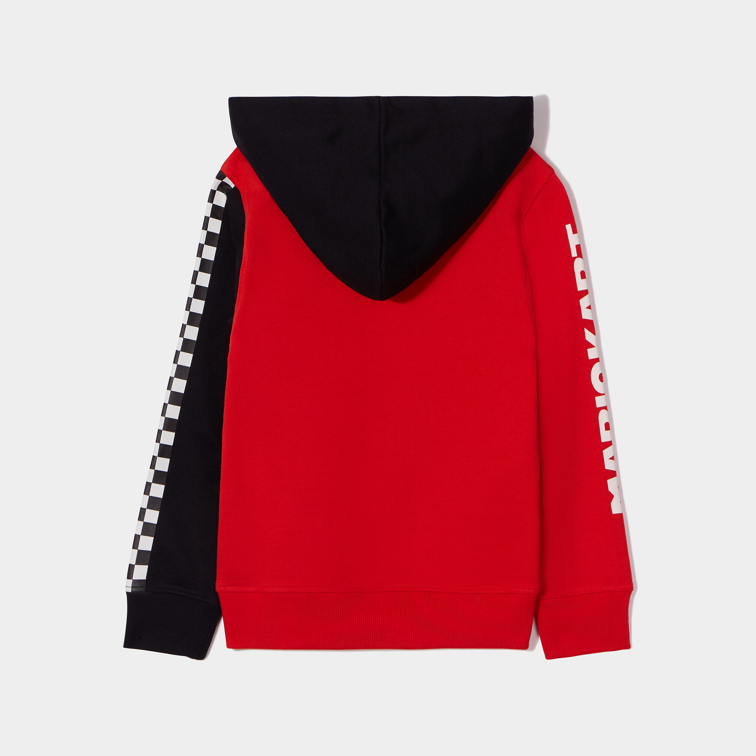 Sweat à capuche hoodie Mario Kart rouge garçon | La Halle