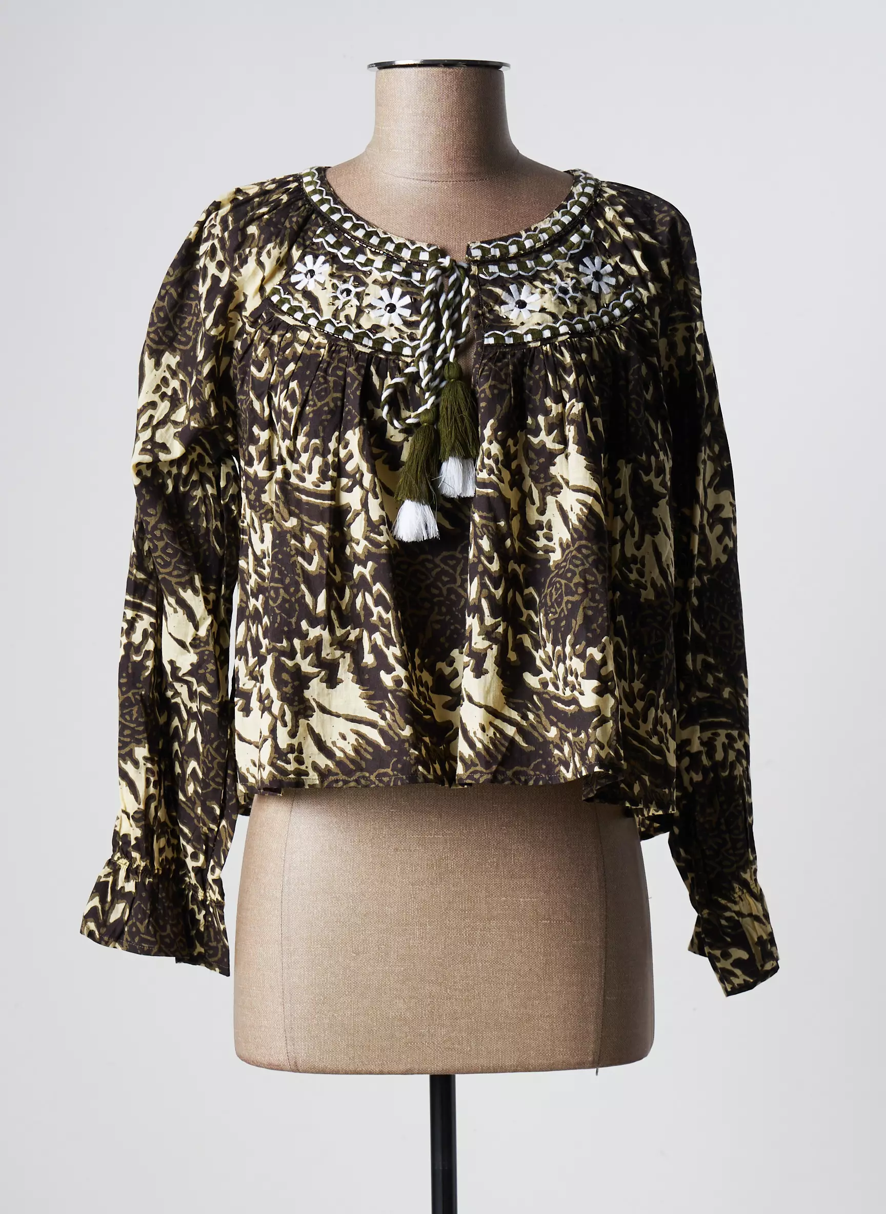 Chicosoleil Blouses Femme couleur vert