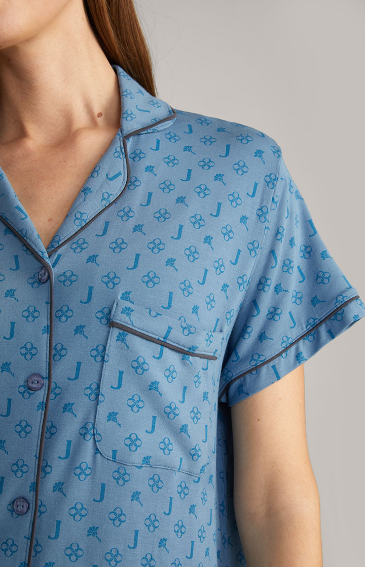 Loungewear Longshirt in Ocean Blue