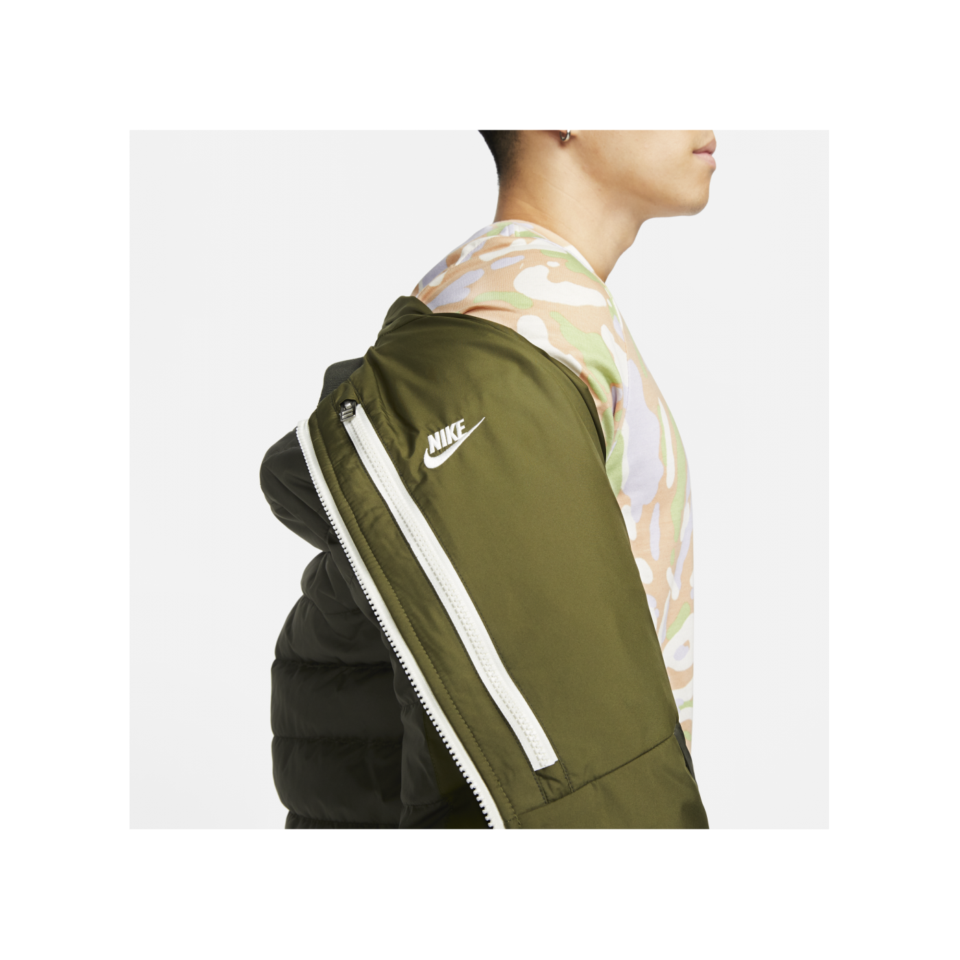 Nike Therma-FIT Legacy Bomber Jacke Grün F326