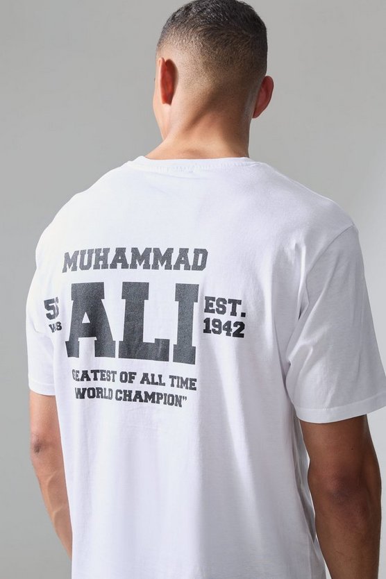 Oversize T-Shirt mit Active Muhammad Ali Goat Print