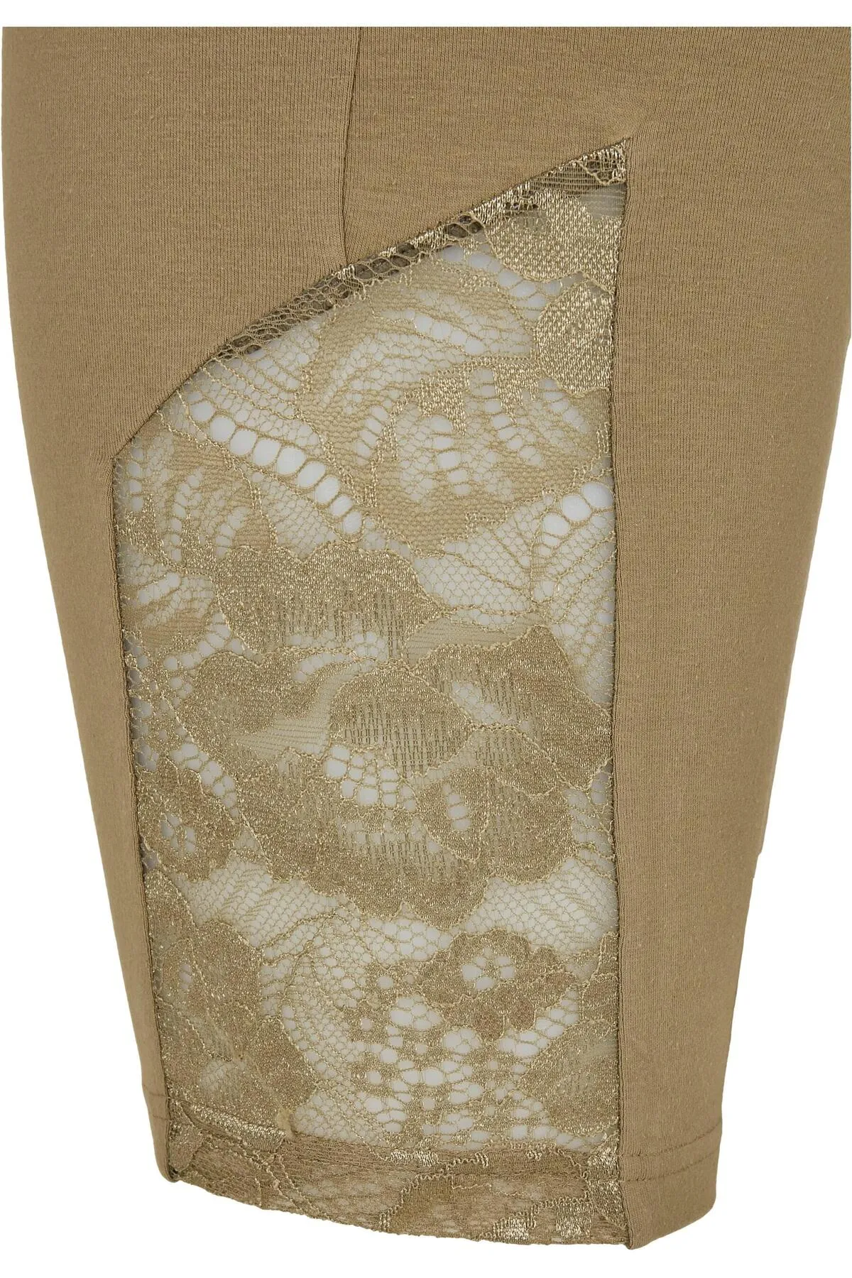 Urban Classics  Kurze Sporthose - Khaki - Hoher Bund