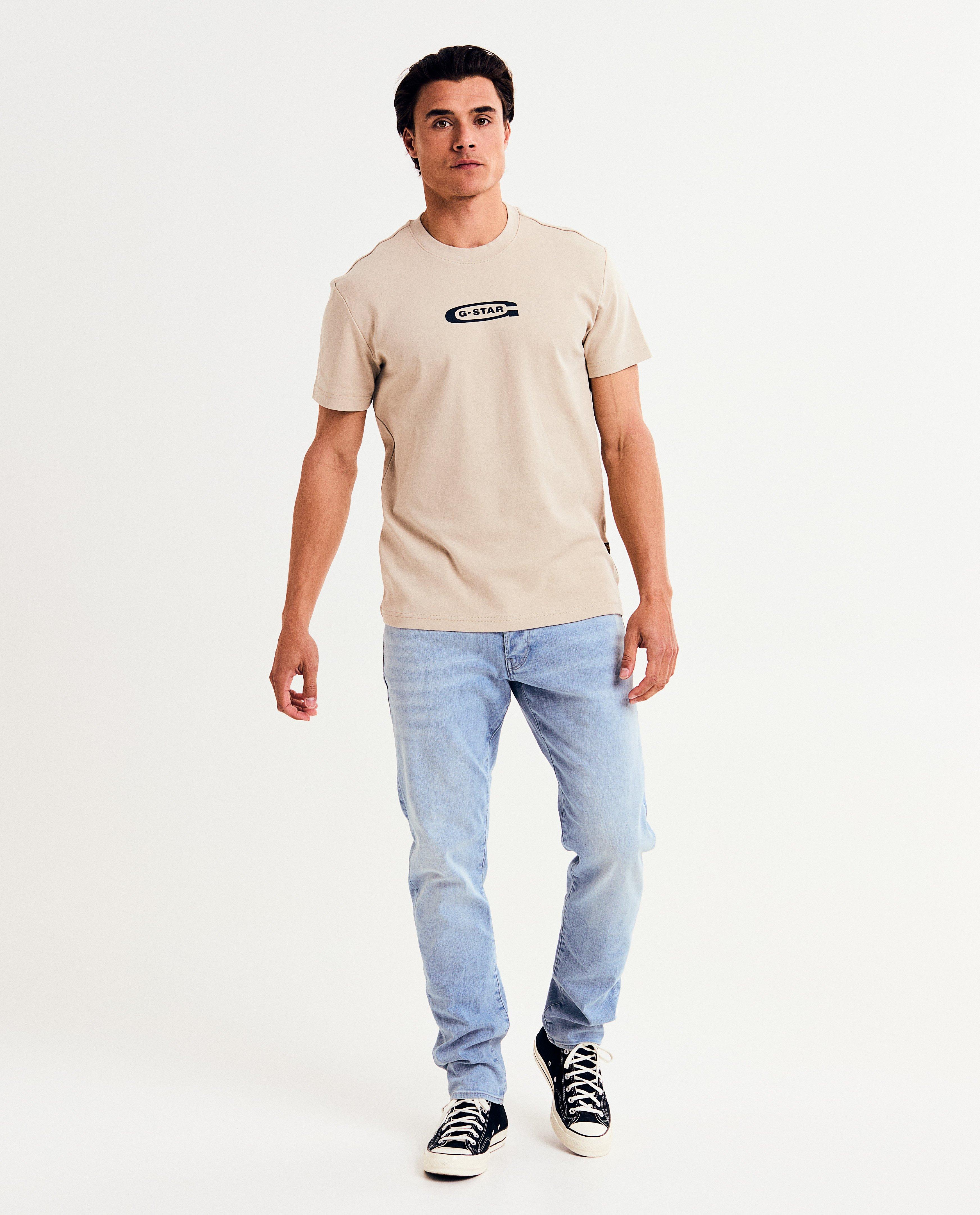 Blugi G-star albastru deschis, croială slim fit, albastru deschis