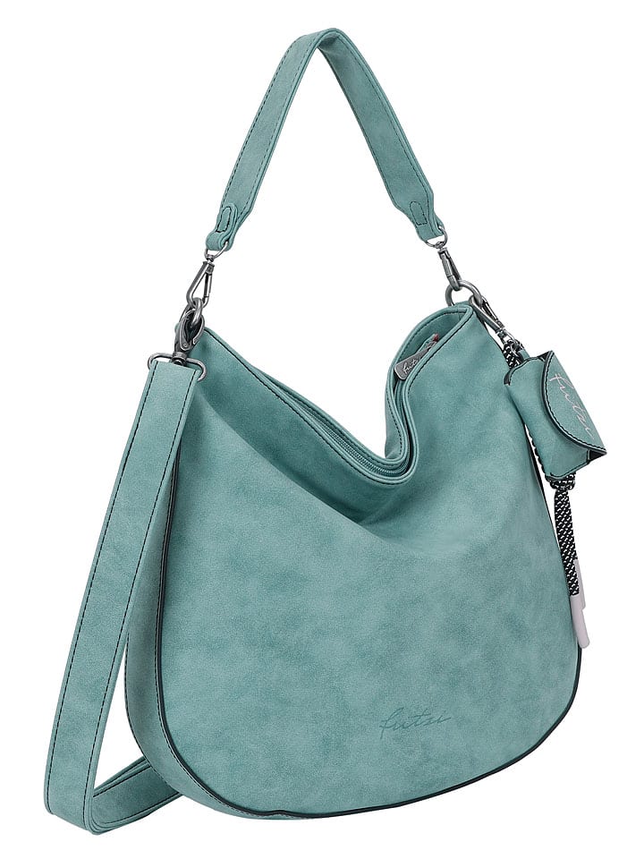 Fritzi aus Preußen Schultertasche in Türkis - (B)5 x (H)33 x (T)36 cm günstig kaufen onesize