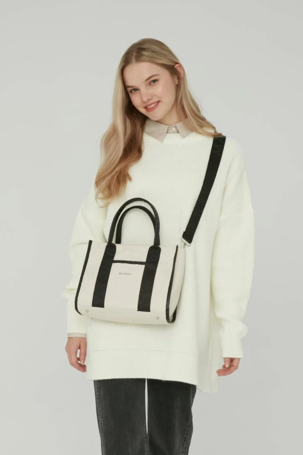 Manuka  Canvas-Tasche Schwarz