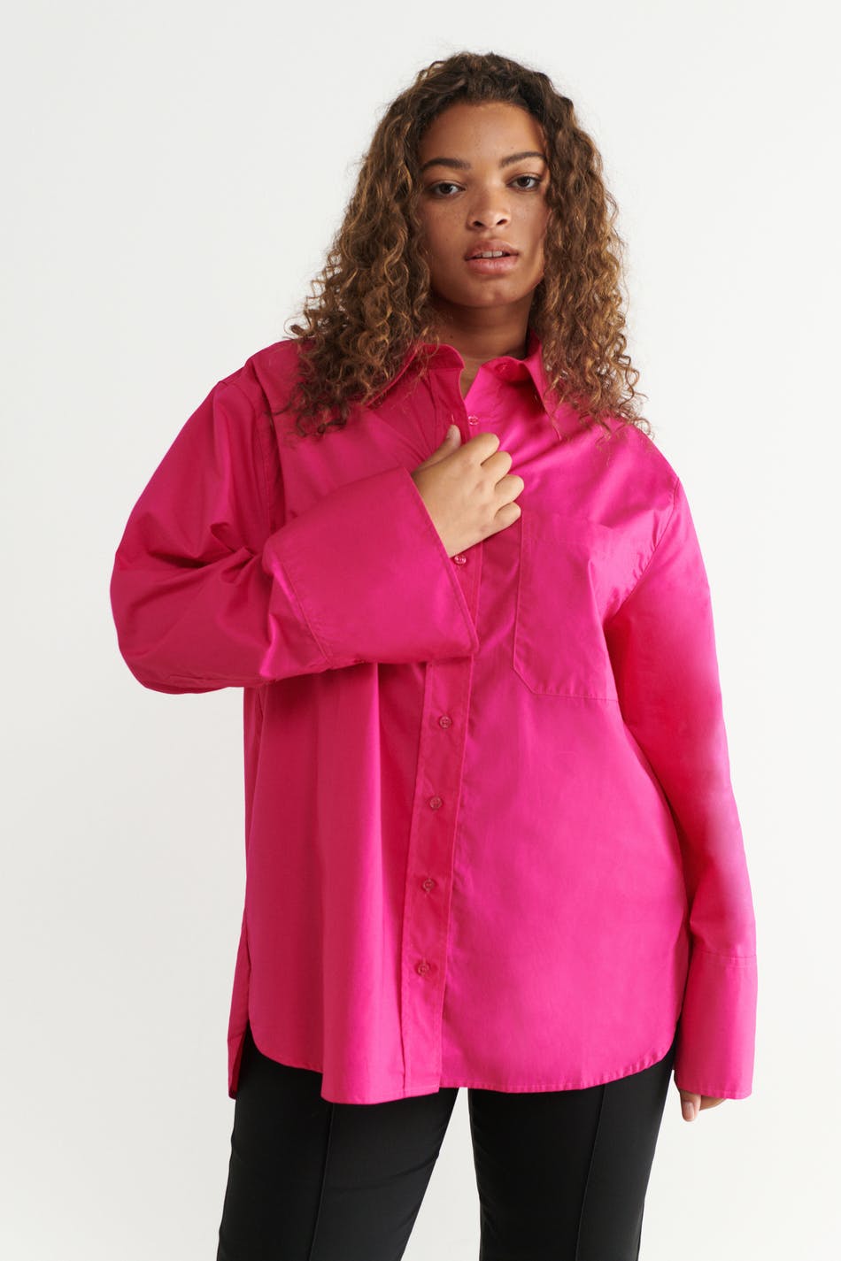 Gizem poplin shirt