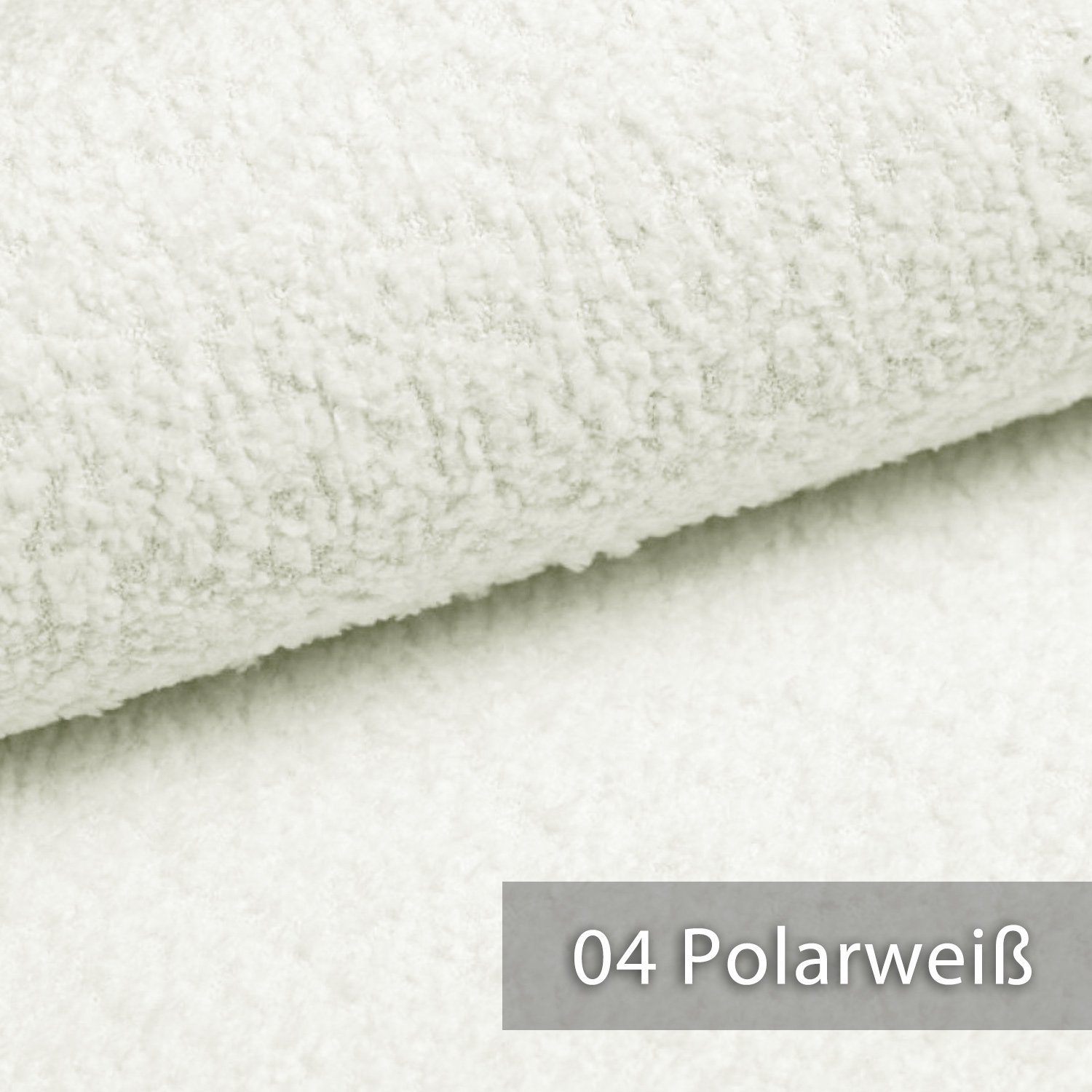 novely Stoff novely® ABEL Bouclé Polsterstoff Möbelstoff, 1 lfm, Recycelter Stoff