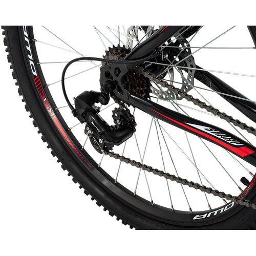 MTB-HARDTAIL MOUNTAINBIKE HARDTAIL 26 ZOLL SHARP SCHWARZ-ROT