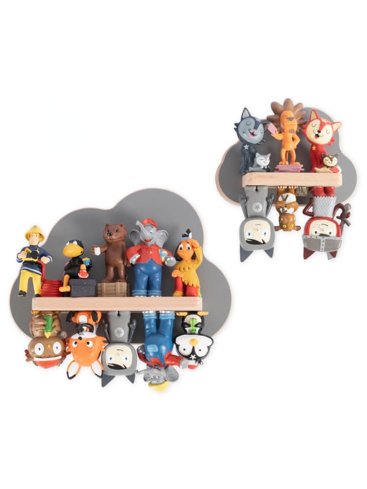 BOARTI Regal Holz Wolke Kinder Toniebox Tonies Figuren in Grau günstig kaufen onesize