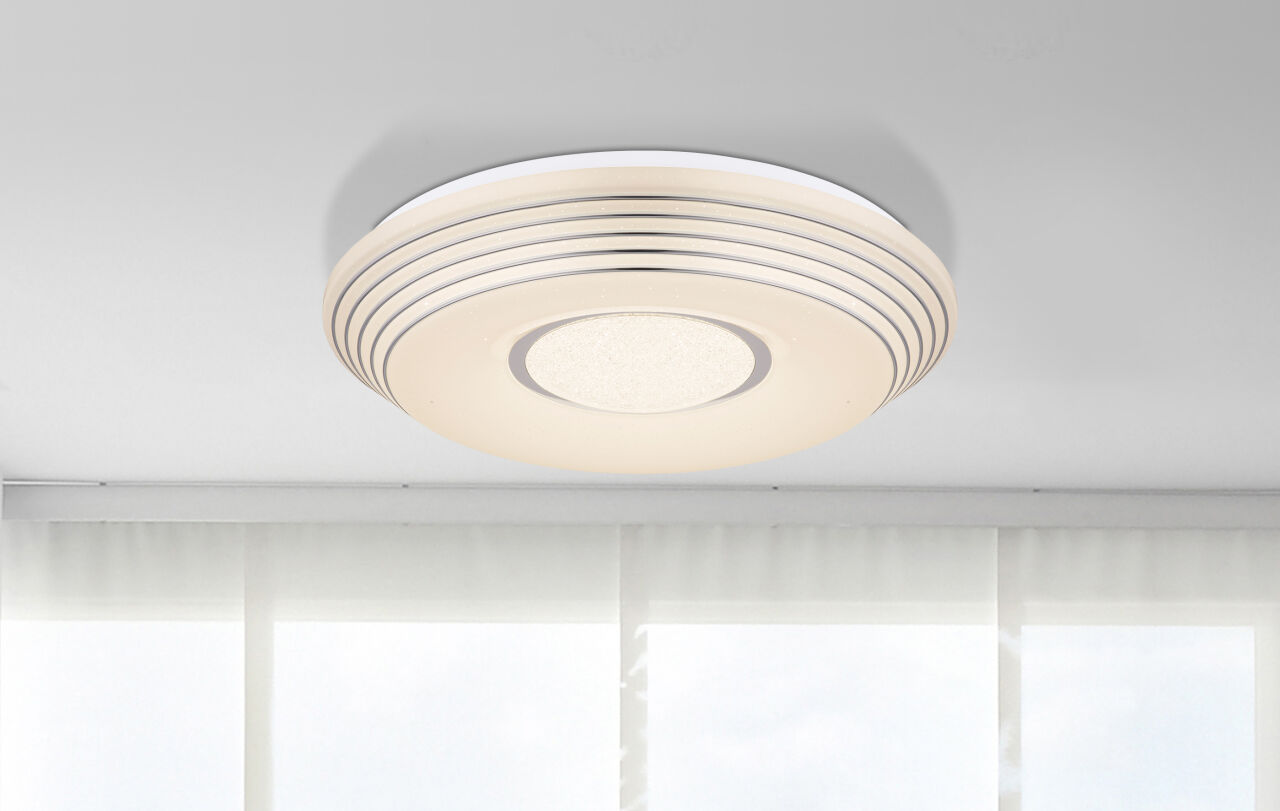Globo Lighting - PILLO - Deckenleuchte Metall weiß, LED