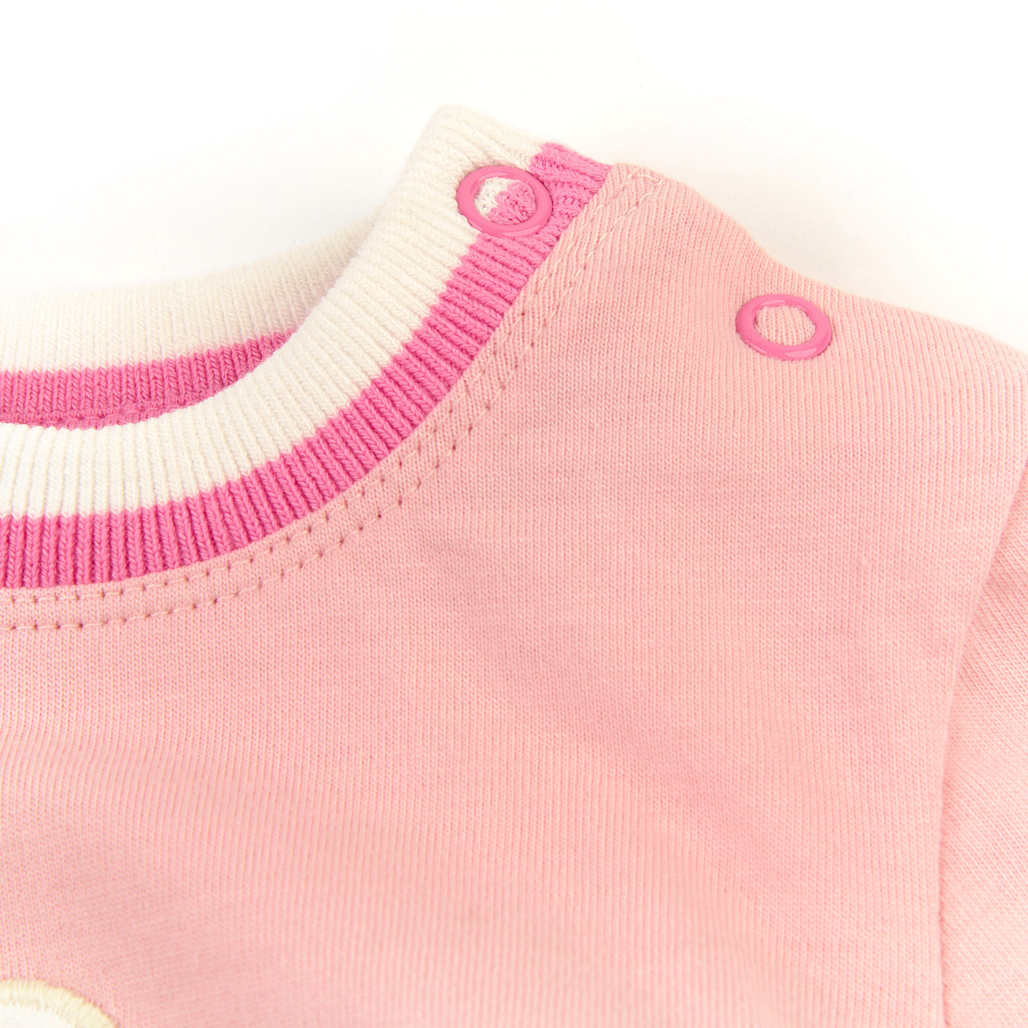 Baby T-Shirt, zartrosa mit Giraffen Motiv