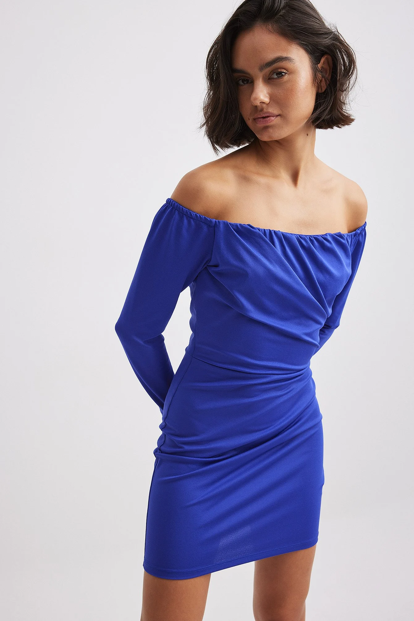Drapiertes Minikleid