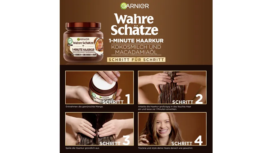 Garnier Wahre Schätze Haarkur Hair Remedy Coco Milk 340 ml