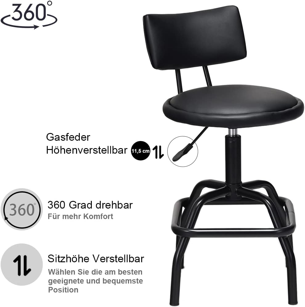Costway Barhocker höhenverstellbar