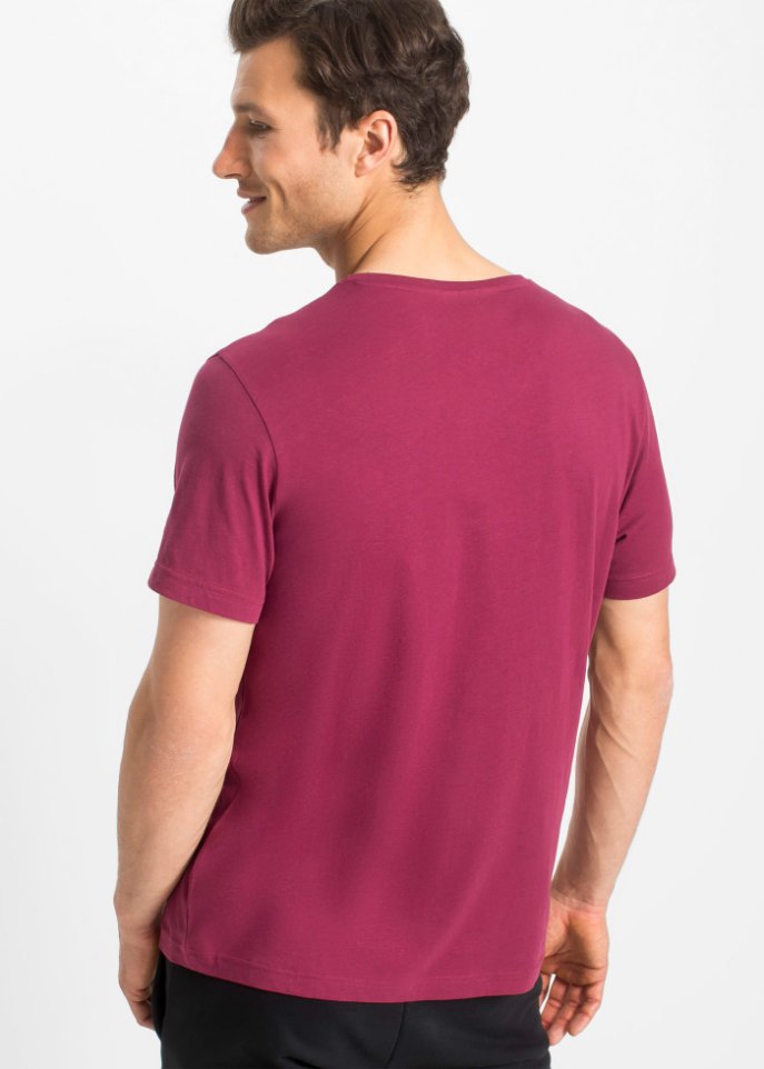 T-Shirt mit V-Ausschnitt (3er Pack)