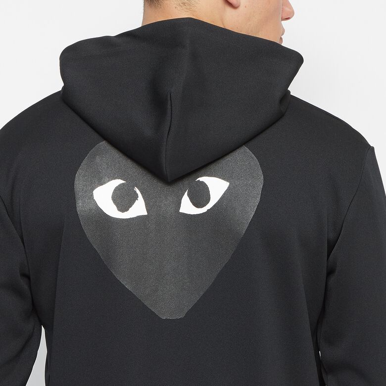 Comme des Garcons Play Play Big Heart Sweatshirt black