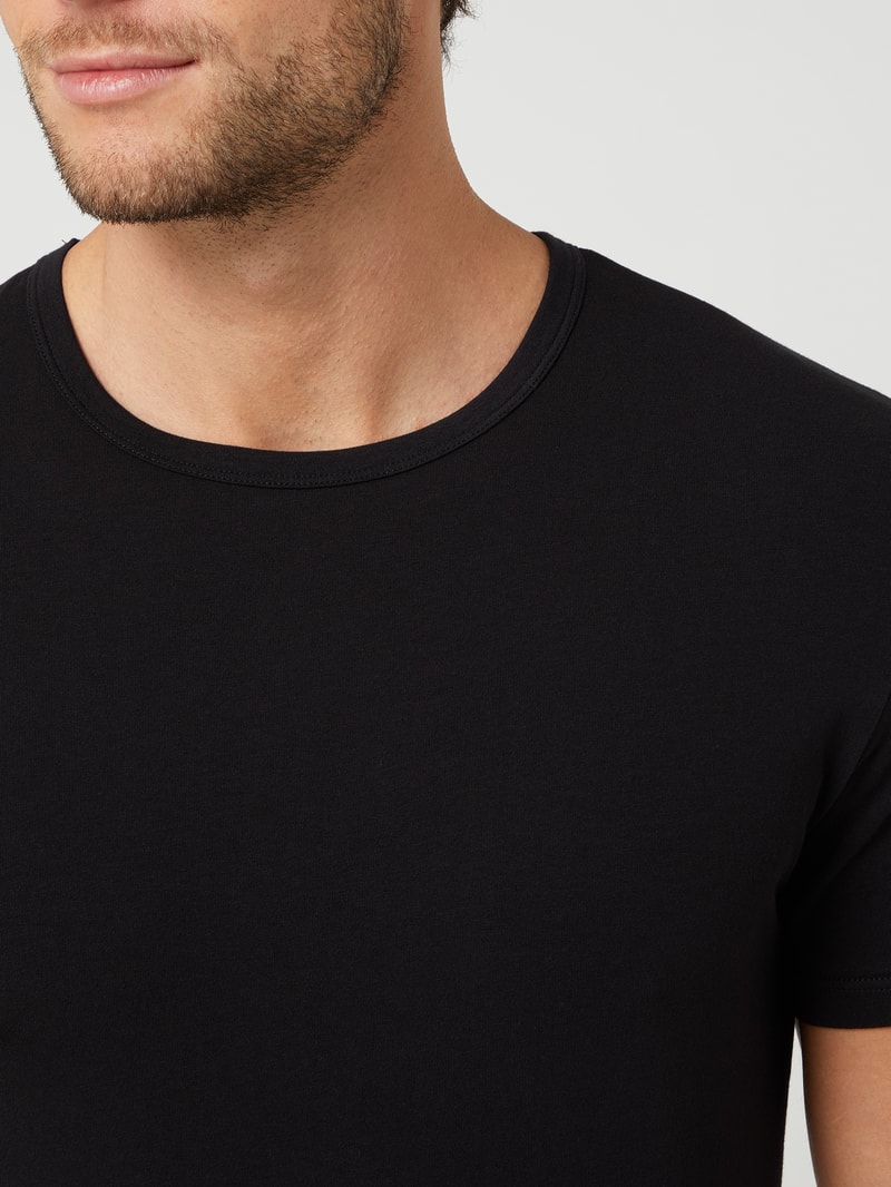T-Shirt im 2er-Pack in schwarz
