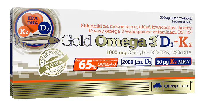 Olimp Gold Omega 3 D3+K2, Κάψουλες