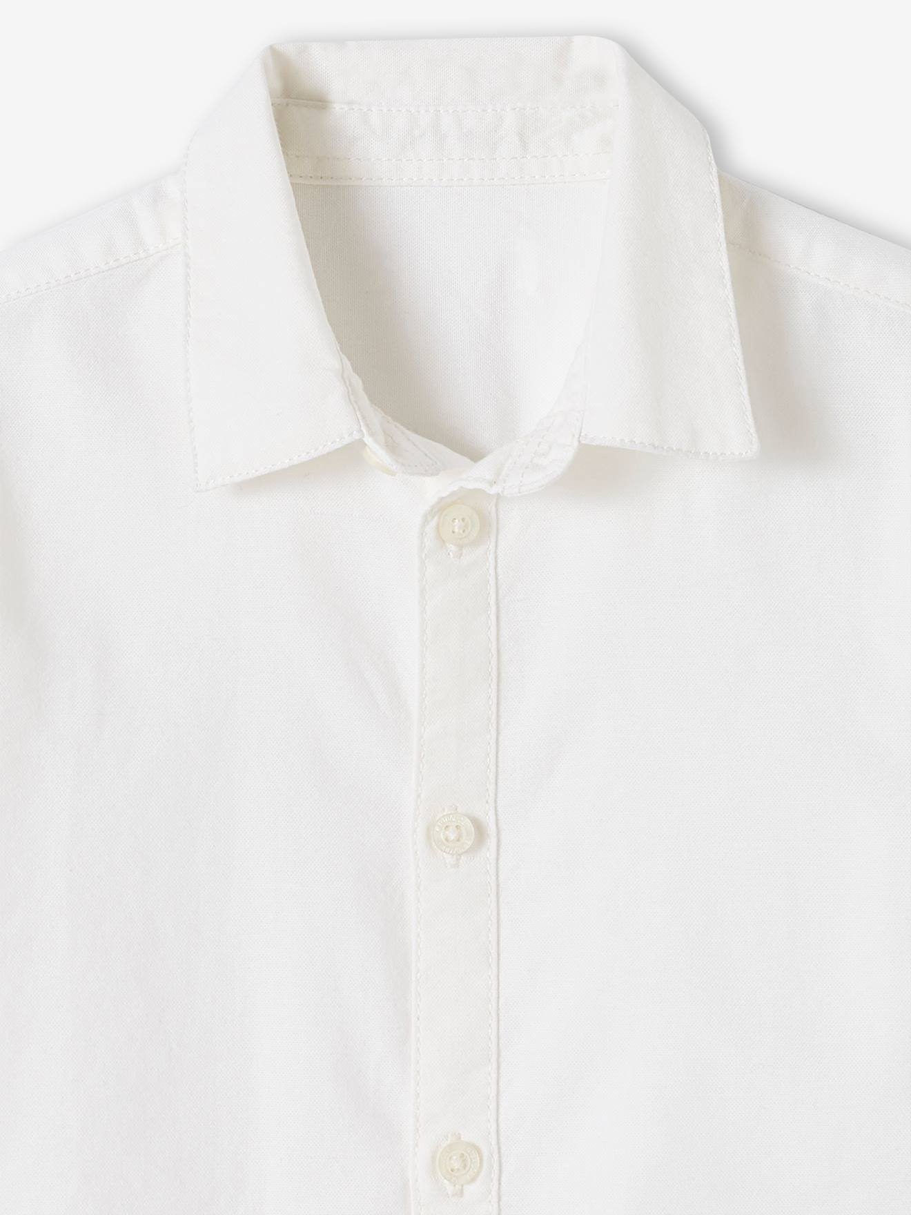 Chemise Oxford garçon blanc