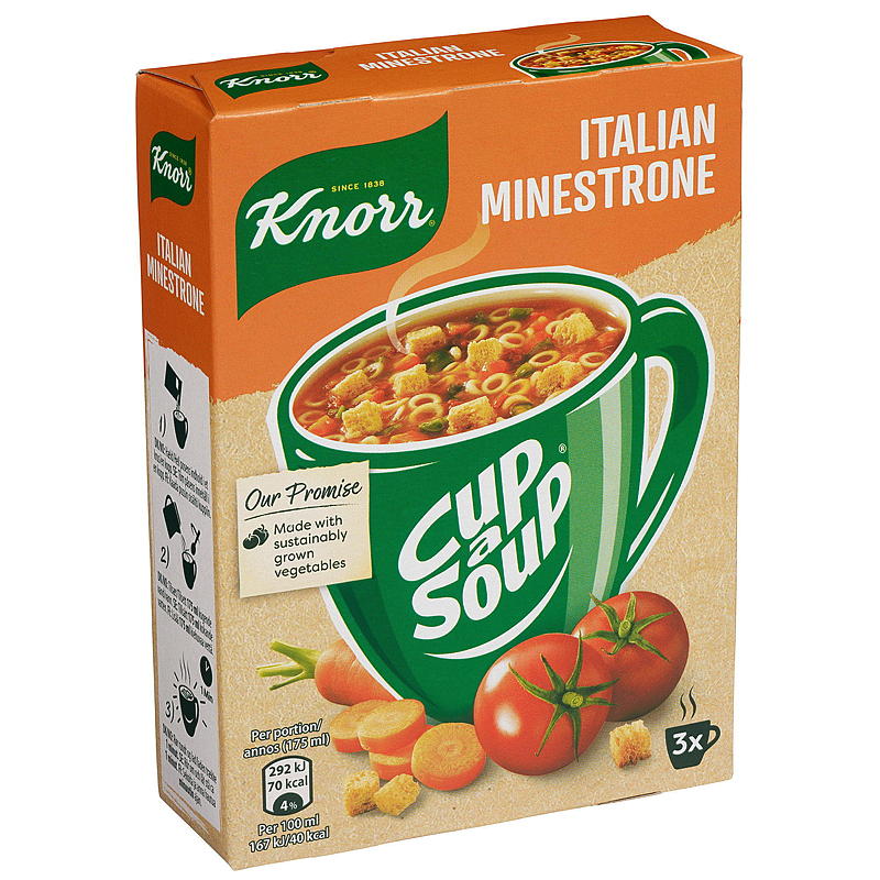 Knorr Cup of soup 3-pk Minestrone Knorr