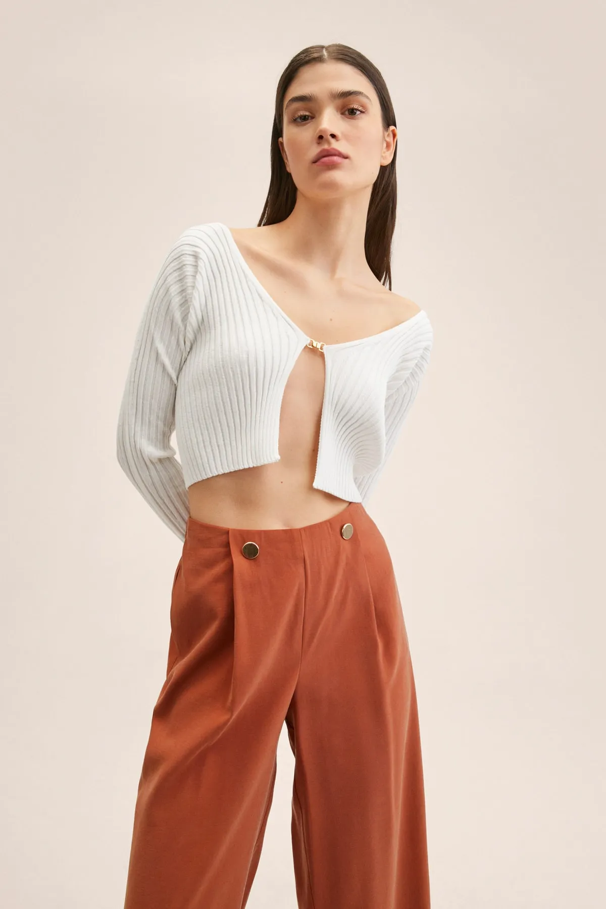 MANGO  27006306 Damen/Mädchen Gebranntes Orange