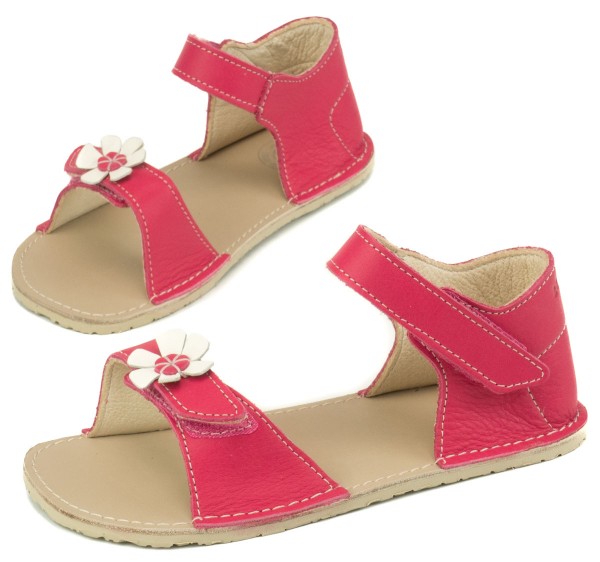 ZeaZoo ~ Sandale Ariel ~ Coral/Pink mit Blume