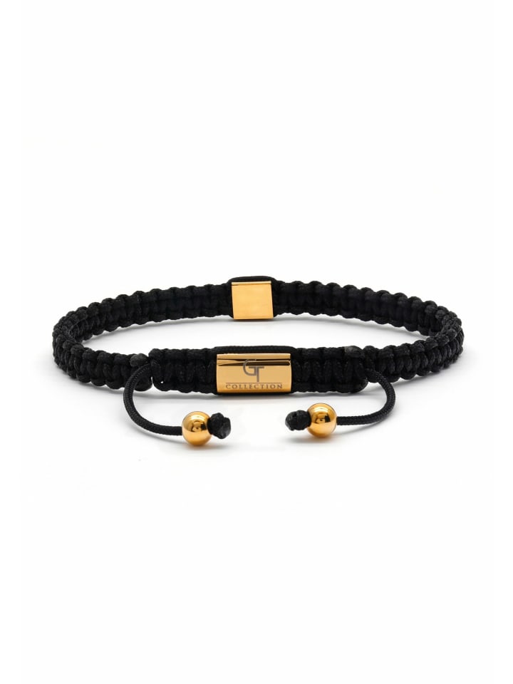 GT COLLECTION Armband Pyramid in black/gold günstig kaufen onesize