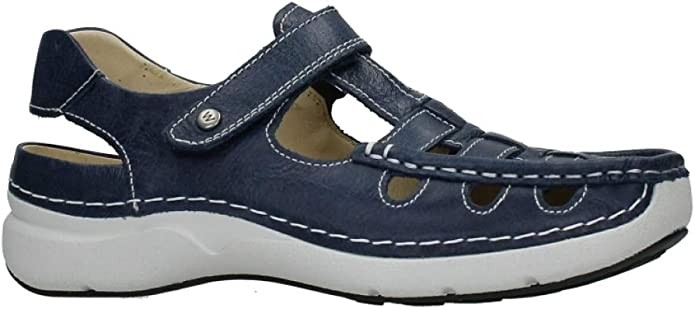 WOLKY Sportliche Slipper blau
