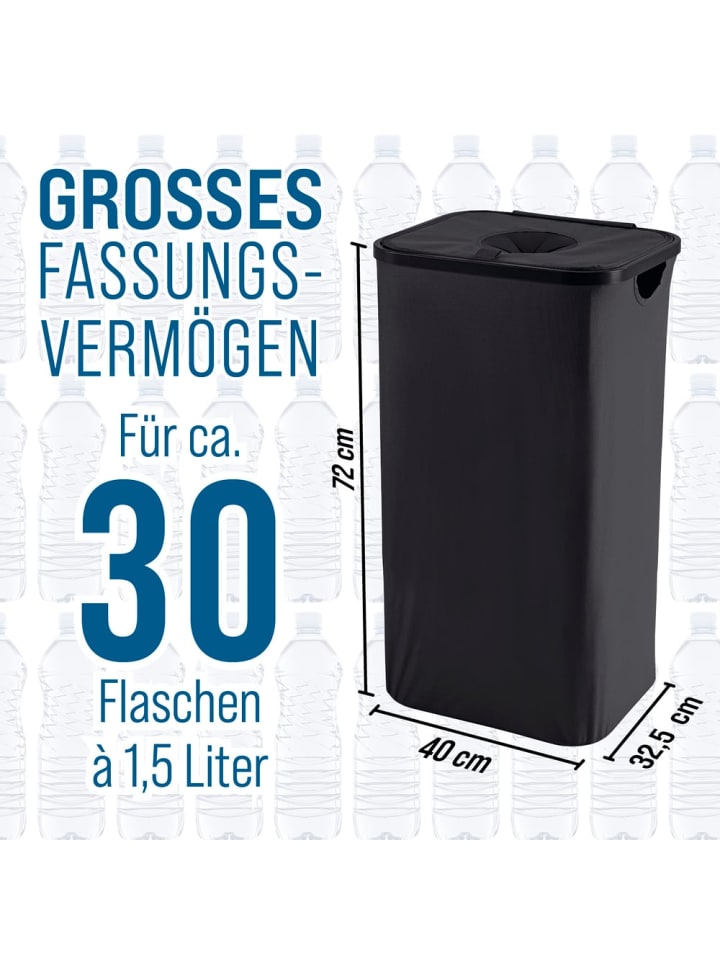 EASYmaxx EASYmaxx Pfandflaschen-Sammelbehälter, 100 l - 2 Tragetaschen & Klettverschluss günstig kaufen onesize