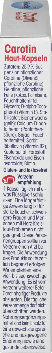 Carotin Haut-Kapseln 60 St., 16,2 g