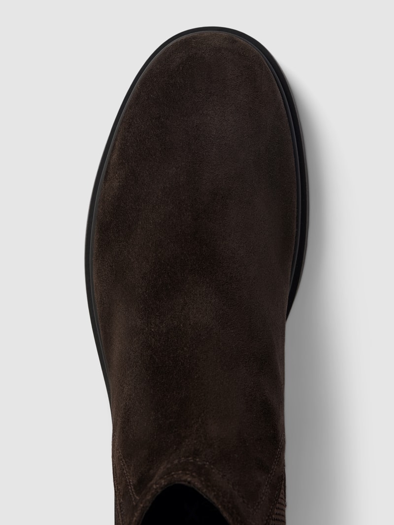 Chelsea Boots in Wildleder-Optik Modell 'SPHERICA' in dunkelbraun