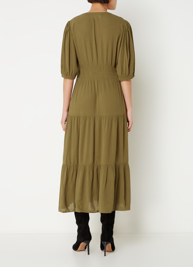Vestido midi Norma de ba&sh con escote en V